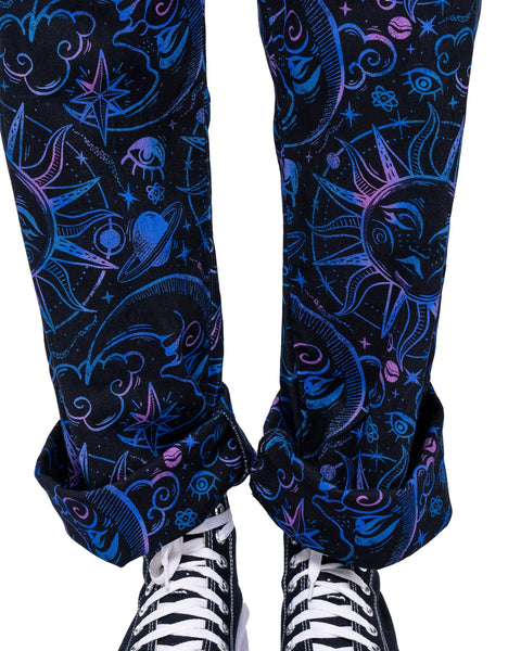 Rebel Romance Celestial Dreams Short Sleeve Boiler Suit: L