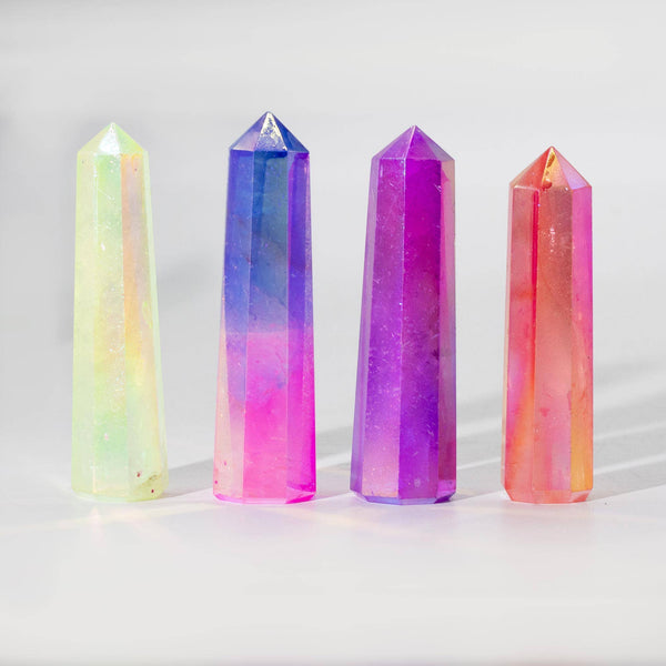 Gemstone Obelisk Points: Gemstone Obelisk Points - African Amethyst