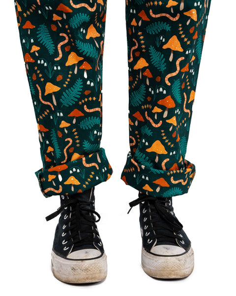 Rebel Romance x Clare Lewis Earthy Eden Stretch Dungarees: M