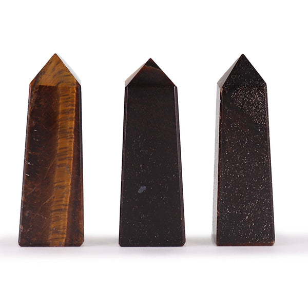Gemstone Obelisk Points: Gemstone Obelisk Points - African Amethyst