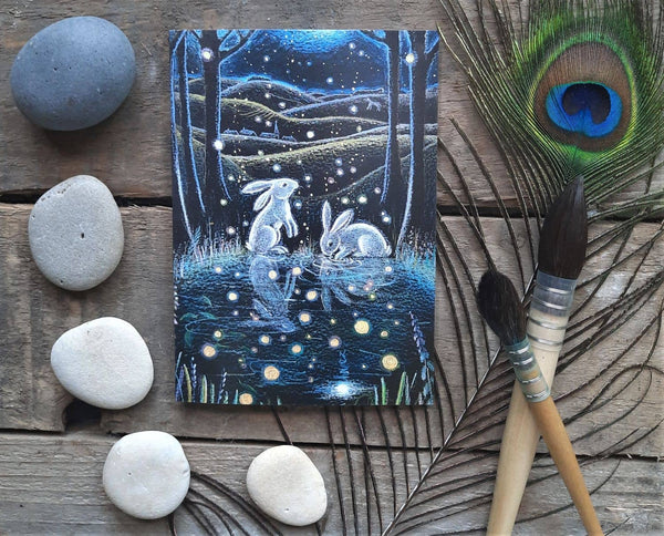 Messages of Yule  Christmas greetings card pack