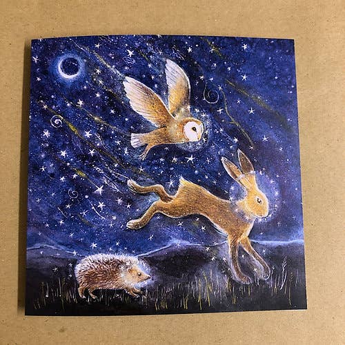 Summoning the Winter Solstice Greetings Card