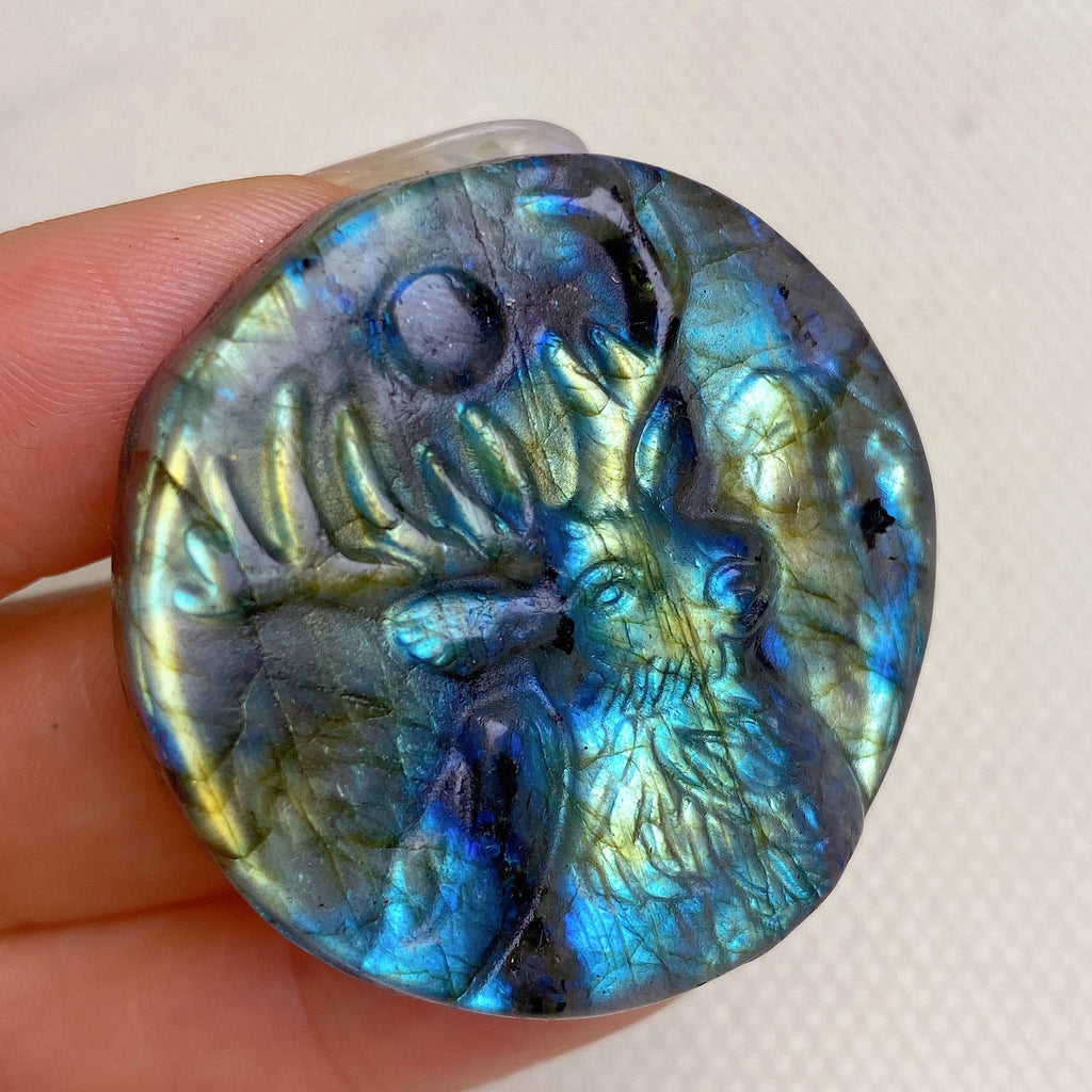 Natural Labradorite deer Healing wholesale: 2