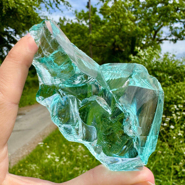 Aqua Obsidian Chunk 3cm Siren Stone Crystal Song of The Sea