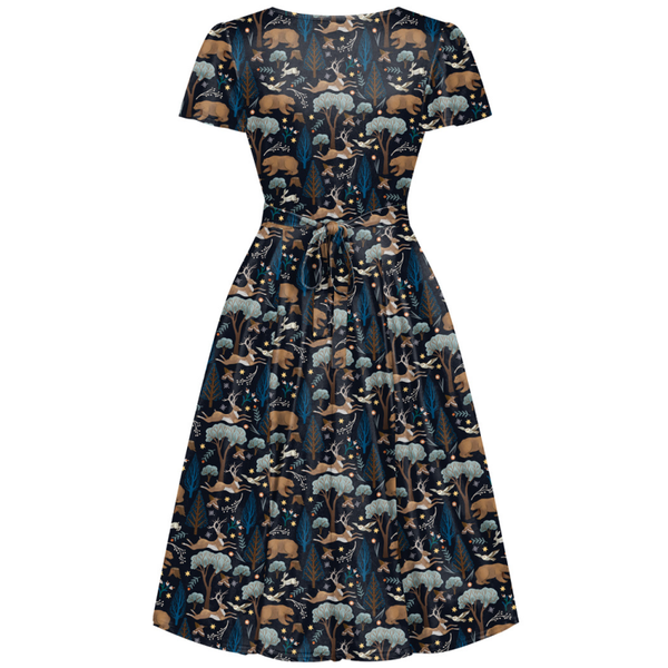 Lyra Dress - Blue Forest: 8