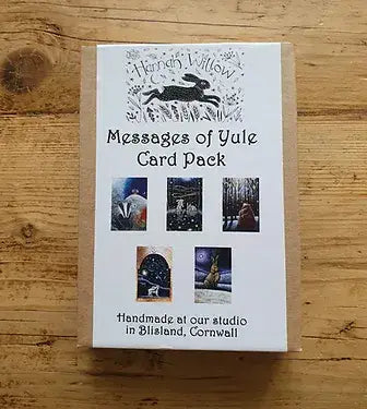Messages of Yule  Christmas greetings card pack