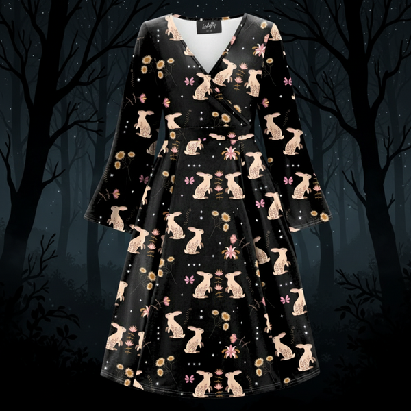Zelda Dress - Winter Rabbit