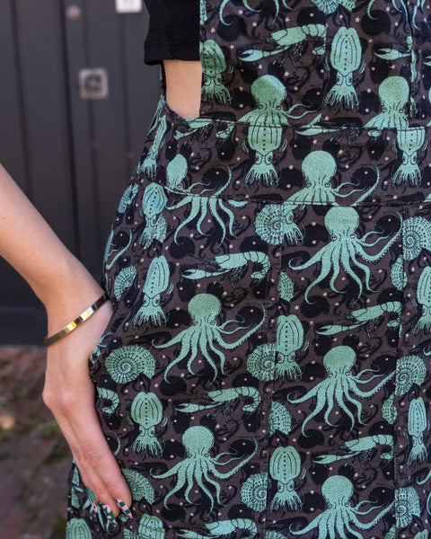 🐙Green Sea Creature Pinafore🐙