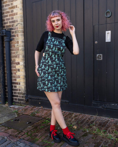 🐙Green Sea Creature Pinafore🐙