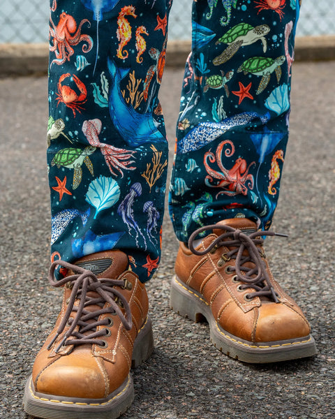 Run & Fly Ocean Stretch Twill Dungarees