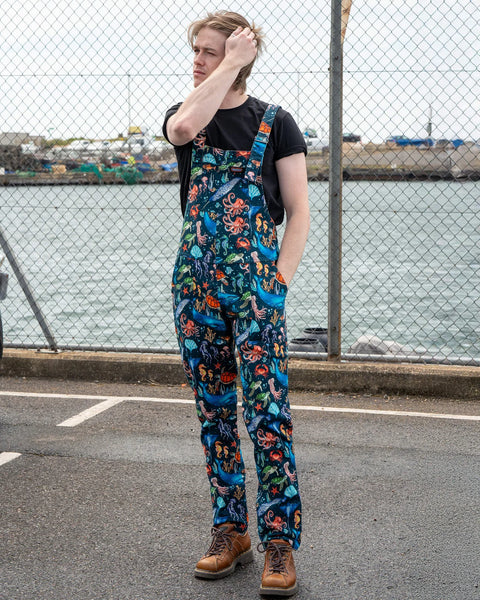 Run & Fly Ocean Stretch Twill Dungarees
