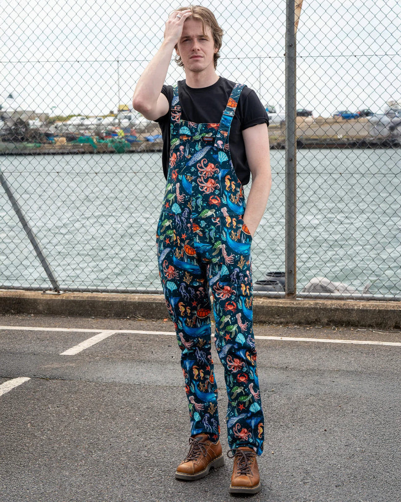 Run & Fly Ocean Stretch Twill Dungarees