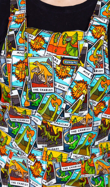 Tarot Dinosaurs Strestch Twill Dungarees