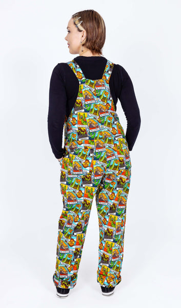 Tarot Dinosaurs Strestch Twill Dungarees