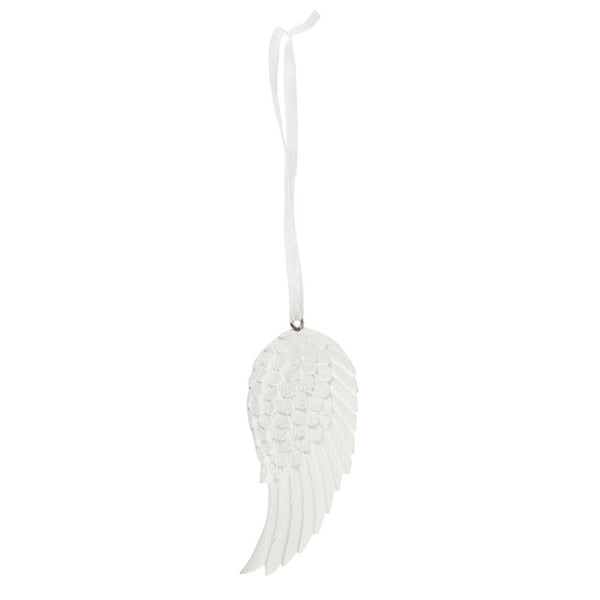 White Angel Wing Hanging Decoration