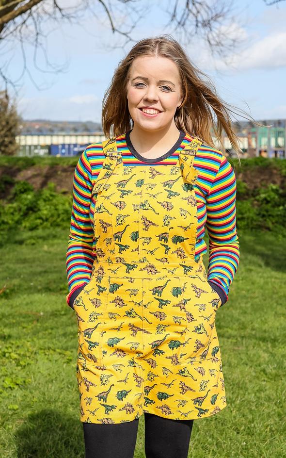 Yellow hot sale dinosaur dress