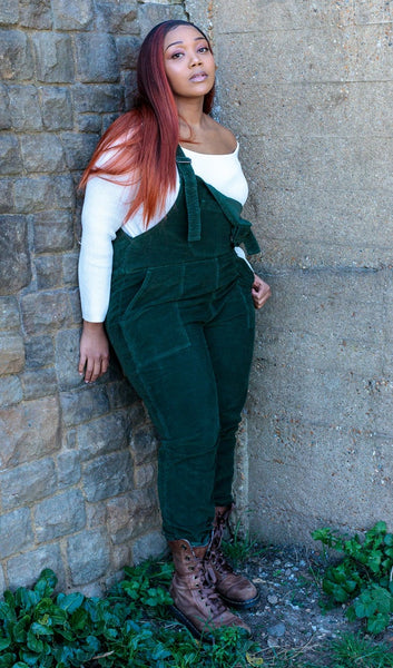 Forest Green Dungarees