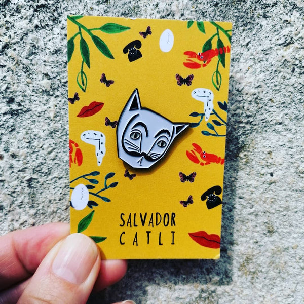 Salvador Catli Kitty Cat Pin