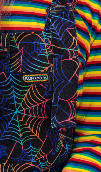 Rainbow Spider Dungarees