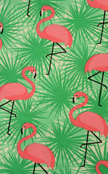Tropical Burst Pink Flamingo Dress